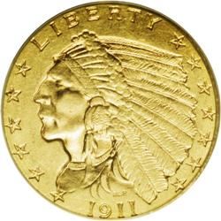 1911-D $2 1/2 MS62 PCGS. This is the key-date in the s 