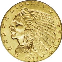 1911-D $2 1/2 MS65 PCGS. Seven different ''11-D quarte 