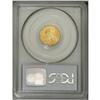 Image 4 : 1911-D $2 1/2 Weak D AU50 PCGS. The Denver mintmark is 