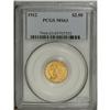 Image 1 : 1912 $2 1/2 MS63 PCGS. This luminous yellow-gold type 
