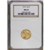 Image 1 : 1915 $2 1/2 MS64 NGC. Choice and appealing, this amber 