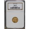 Image 1 : 1915 $2 1/2 MS64 NGC. A Choice coppery-gold piece that 