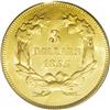 Image 2 : 1855 $3 MS62 PCGS. The second year 1855 is among the m 