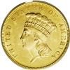 Image 1 : 1855 $3 MS63 PCGS. When Mint State three dollar gold p 