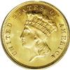 Image 1 : 1879 $3 MS64 PCGS. In 1878, the Treasury made a final 