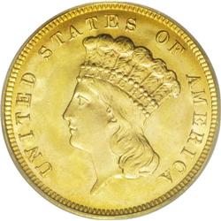 1888 $3 MS66 PCGS. The 1888 is one of many issues with 