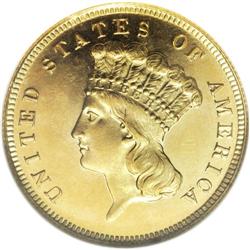 1883 $3 PR65 Ultra Cameo NGC. Regardless of date, proo 