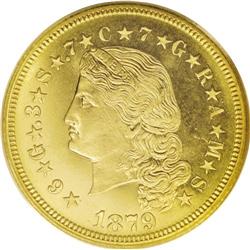 1879 $4 Flowing Hair, Judd-1635, Pollock-1833, R.3, PR 