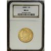 Image 3 : 1808/7 $5 MS61 NGC. Close Date, Breen-6455, BD-2, High 