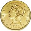 Image 1 : 1892-CC $5 MS63 PCGS. This lustrous and boldly impress 