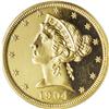 Image 1 : 1904 $5 PR63 Cameo PCGS. Cameo proof coins from the 19 