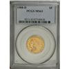 Image 1 : 1908-D $5 MS63 PCGS. This bright introductory year Ind 