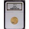 Image 3 : 1909 $5 MS66 NGC. A boldly struck and exceptional coin 