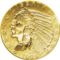 1909-D $5 MS65 NGC. This is an amazing Gem Mint State 