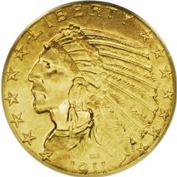 1911 $5 MS63 PCGS 
