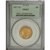 Image 3 : 1911-D $5 MS63 PCGS. 