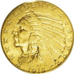 1915 $5 MS63 PCGS 