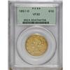 Image 1 : 1857-O $10 VF30 PCGS. A moderately worn example of thi 