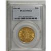 Image 1 : 1892-O $10 MS62 PCGS. A lustrous peach-gold example, t 