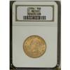 Image 1 : 1896 $10 MS63 NGC. The yellow-orange surfaces have str 