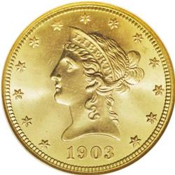 1903-S $10 MS67 NGC. This date is considered to be one 