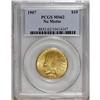 Image 1 : 1907 $10 No Periods MS62 PCGS. A typically struck and 