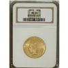 Image 1 : 1910 $10 MS63 NGC. Booming luster sweeps attractively 