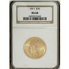 Image 3 : 1911 $10 MS64 NGC. This lustrous near-Gem ten dollar h 