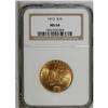 Image 1 : 1913 $10 MS64 NGC. The highly lustrous surfaces range 