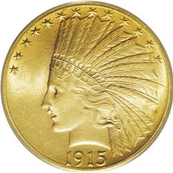 1915-S $10 MS63 PCGS. This is only the fifth time sinc 