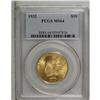 1932 $10 MS64 PCGS. A lovely wheat-gold piece with ple 