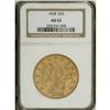 Image 3 : 1868 $20 AU53 NGC. With a low mintage of just 98, 575 