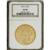 Image 1 : 1871-S $20 AU58 NGC. A still-lustrous and rather flash 