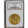 Image 3 : 1875-CC $20 MS61 NGC. Apricot-gold surfaces display ge 