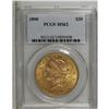 Image 1 : 1890 $20 MS62 PCGS. A lustrous and well struck yellow- 
