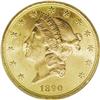 Image 1 : 1890-S $20 MS63 PCGS. The design elements display exce 