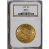 Image 1 : 1893 $20 MS63 NGC. This solidly struck butter-yellow p 