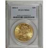 Image 3 : 1894-S $20 MS64 PCGS. This impressive near-Gem gives t 