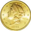 Image 1 : 1895 $20 MS64 PCGS. Lustrous and well struck, showing 