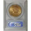 Image 2 : 1896 $20 MS63 PCGS. A frosty apricot-gold piece that r 