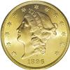 Image 1 : 1896 $20 MS65 PCGS. The 1896 double eagle, with a mint 