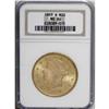 Image 3 : 1897-S $20 MS64 NGC. Like most of its San Francisco co 