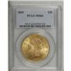 Image 1 : 1899 $20 MS64 PCGS. This coin has full frosty surfaces 