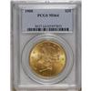 Image 1 : 1900 $20 MS64 PCGS. A satiny butter-yellow piece with 