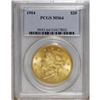 Image 1 : 1904 $20 MS64 PCGS. A highly lustrous near-Gem from th 