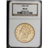 Image 3 : 1904 $20 MS66 NGC. An exciting Premium Gem with sharp 