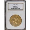 Image 1 : 1904 $20 MS62 Prooflike NGC. Solidly struck with moder 