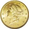Image 1 : 1907 $20 MS64 NGC. This charming final-year Liberty do 