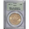 1907-S $20 MS63 PCGS. A highly lustrous yellow-gold pi 
