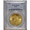 Image 3 : 1907 $20 Arabic Numerals MS66 PCGS. An unusually nice 